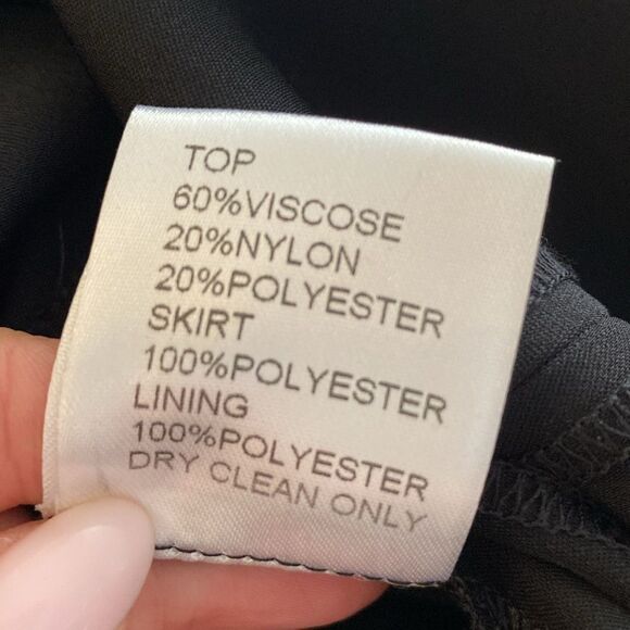 Tadashi Shoji mesh/embroidered top midi dress, S - Picture 13 of 13